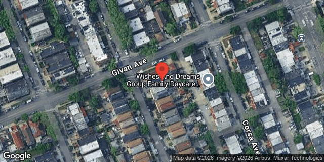 Aerial map of 3252 FENTON AVENUE, Bronx