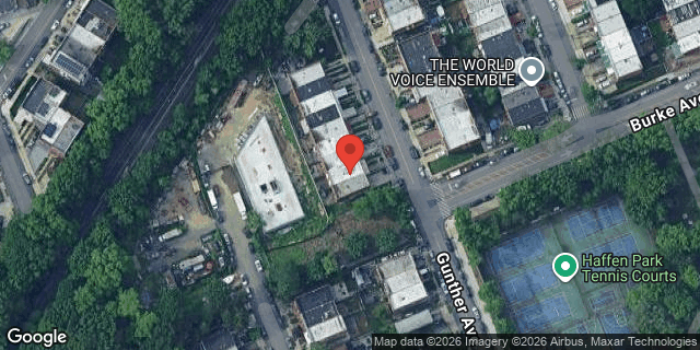 Aerial map of 3203 GUNTHER AVENUE, Bronx
