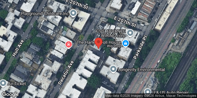 Aerial map of 3232 DECATUR AVENUE, Bronx