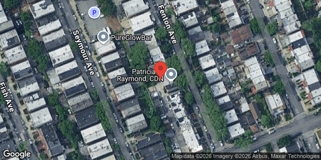 Aerial map of 3325 FENTON AVENUE, Bronx