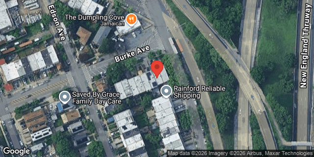 Aerial map of 1968 BURKE AVENUE, Bronx