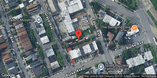 Aerial map of 3213 EDSON AVENUE, Bronx