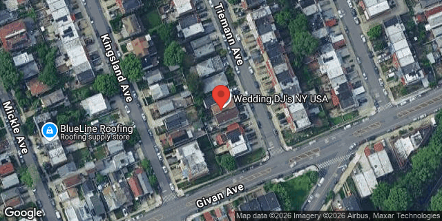 Aerial map of 3311 TIEMANN AVENUE, Bronx