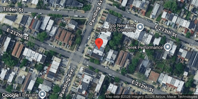 Aerial map of 3564 PAULDING AVENUE, Bronx