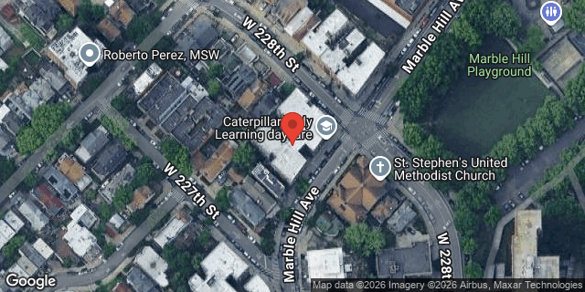 Aerial map of 99 MARBLE HILL AVENUE, Manhattan