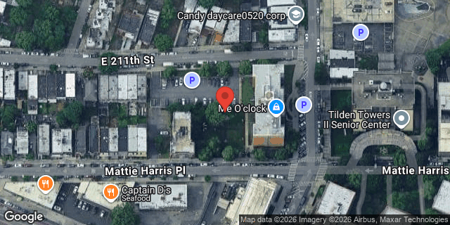 Aerial map of 3511 BARNES AVENUE, Bronx