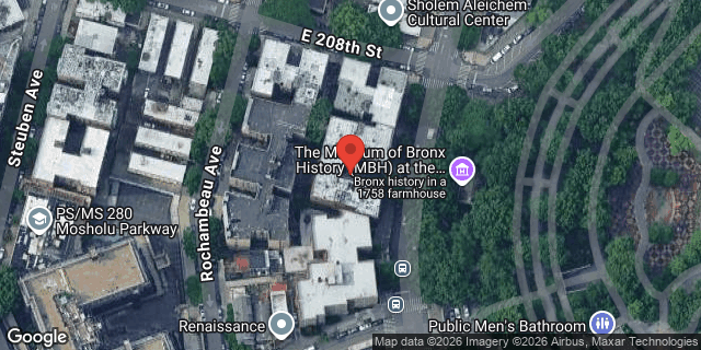 Aerial map of 3265 BAINBRIDGE AVENUE, Bronx