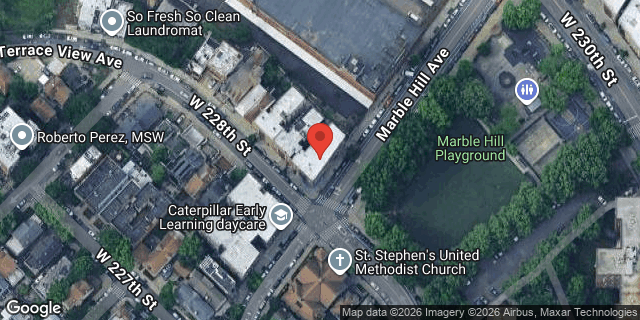 Aerial map of 151 WEST 228 STREET, Manhattan