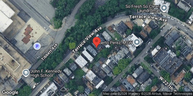 Aerial map of 74 TERRACE VIEW AVENUE, Manhattan