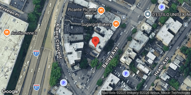 Aerial map of 3055 BAILEY AVENUE, Bronx
