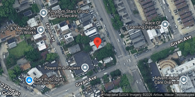 Aerial map of 3309 BAYCHESTER AVENUE, Bronx