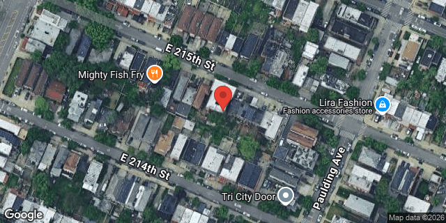 Aerial map of 942 EAST 215 STREET, Bronx