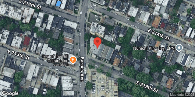 Aerial map of 803 EAST 213 STREET, Bronx