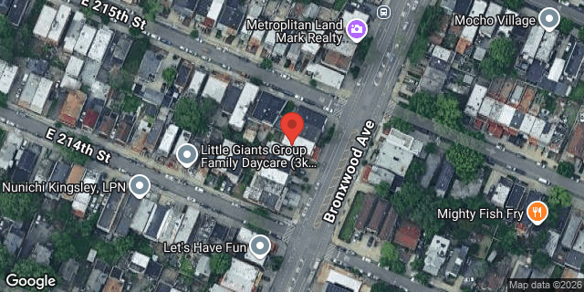 Aerial map of 3641 BRONXWOOD AVENUE, Bronx