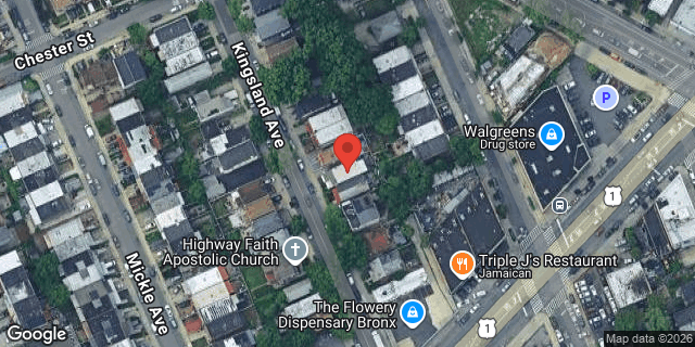 Aerial map of 3468 KINGSLAND AVENUE, Bronx