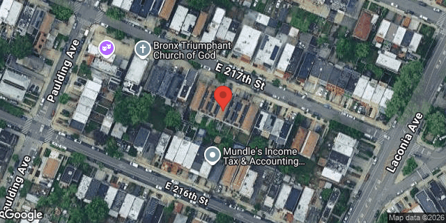 Aerial map of 1032 EAST 217 STREET, Bronx