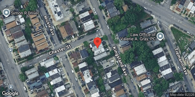 Aerial map of 3495 KINGSLAND AVENUE, Bronx