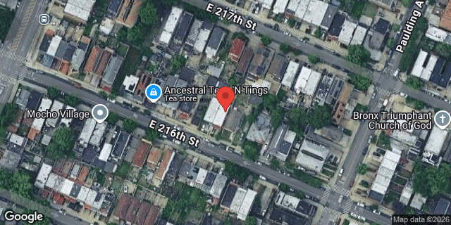 Aerial map of 941 EAST 216 STREET, Bronx
