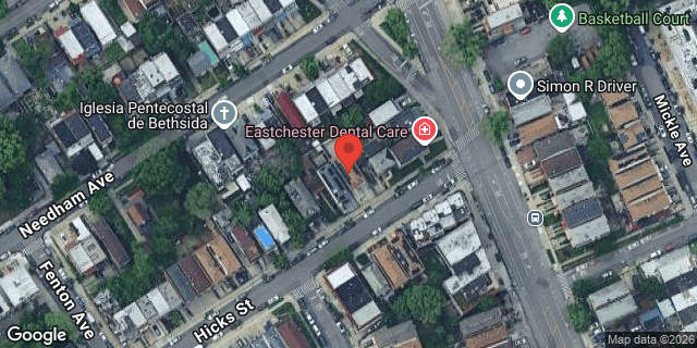Aerial map of 1483 HICKS STREET, Bronx