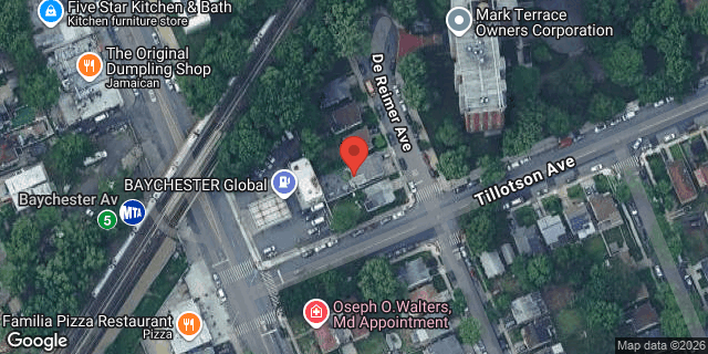 Aerial map of 3409 DE REIMER AVENUE, Bronx