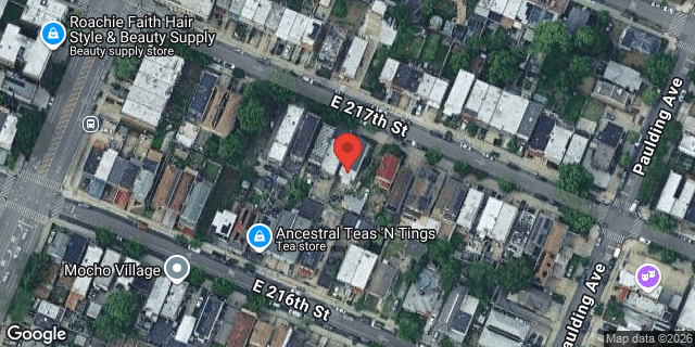Aerial map of 936 EAST 217 STREET, Bronx