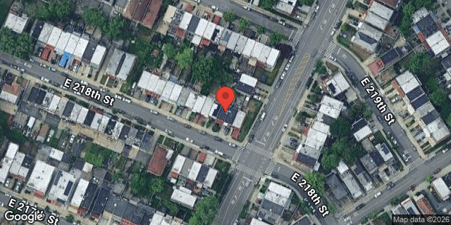 Aerial map of 1061 EAST 218 STREET, Bronx