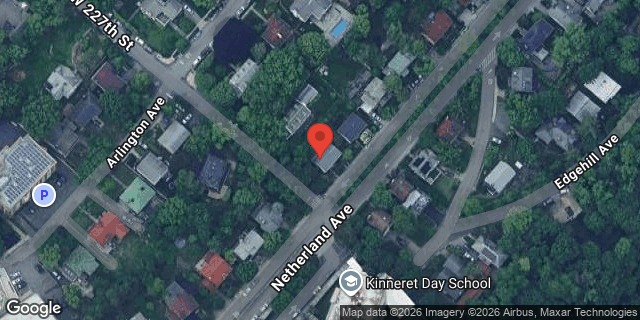 Aerial map of 2707 NETHERLAND AVENUE, Bronx