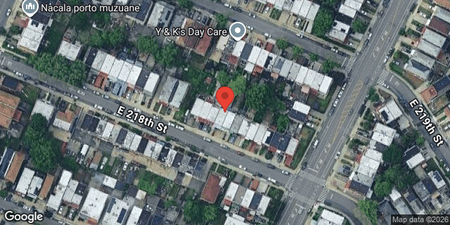 Aerial map of 1047 EAST 218 STREET, Bronx