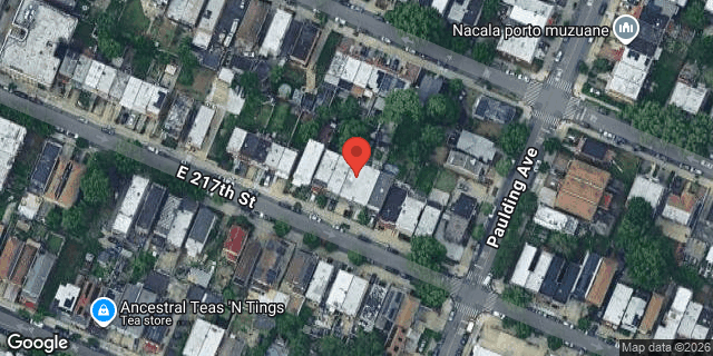 Aerial map of 955 EAST 217 STREET, Bronx