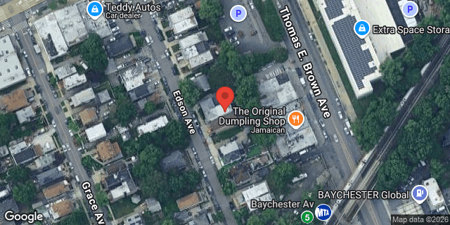 Aerial map of 3438 EDSON AVENUE, Bronx