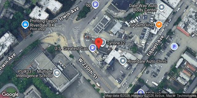 Aerial map of 317 WEST 230 STREET, Bronx
