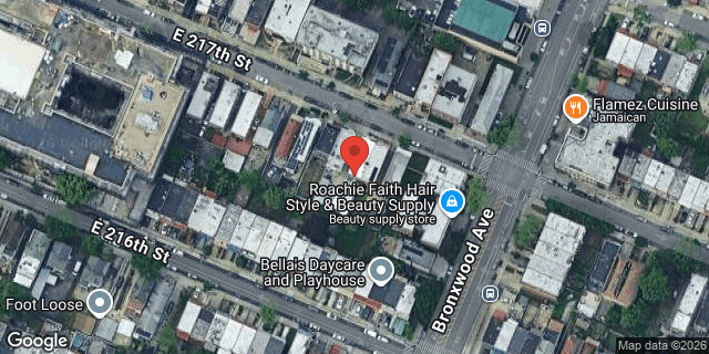 Aerial map of 860 EAST 217 STREET, Bronx