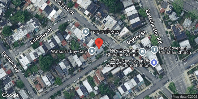 Aerial map of 1168 EAST 221 STREET, Bronx