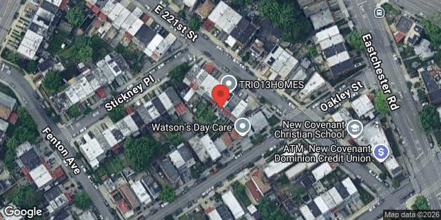 Aerial map of 1160 EAST 221 STREET, Bronx