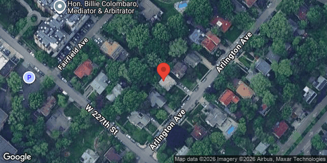 Aerial map of 2715 ARLINGTON AVENUE, Bronx
