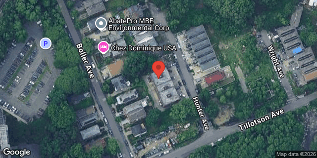 Aerial map of 3417 HUNTER AVENUE, Bronx