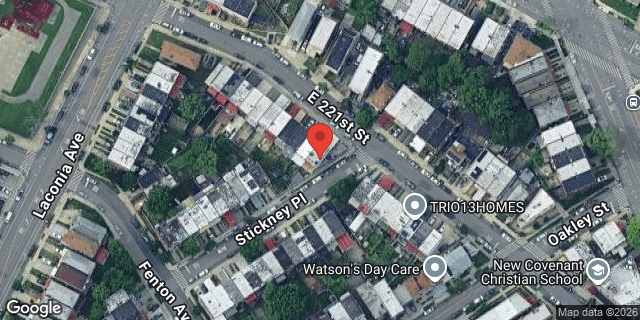 Aerial map of 1134 EAST 221 STREET, Bronx