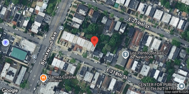 Aerial map of 917 EAST 218 STREET, Bronx