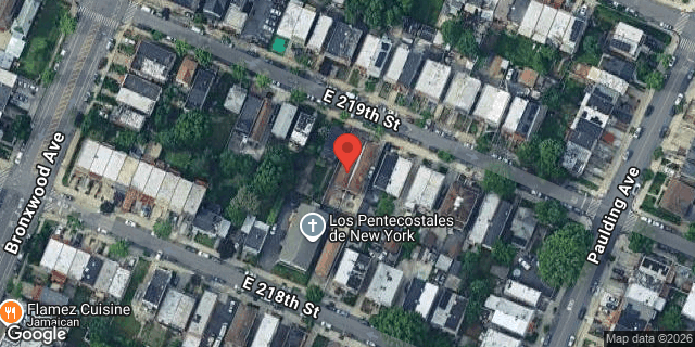 Aerial map of 936 EAST 219 STREET, Bronx
