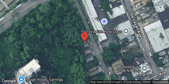 Aerial map of 3325 ROMBOUTS AVENUE, Bronx