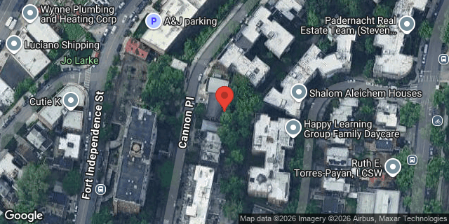 Aerial map of 3450 CANNON PLACE, Bronx