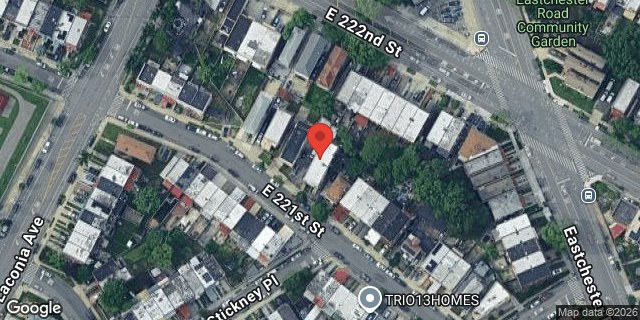 Aerial map of 1131 EAST 221 STREET, Bronx