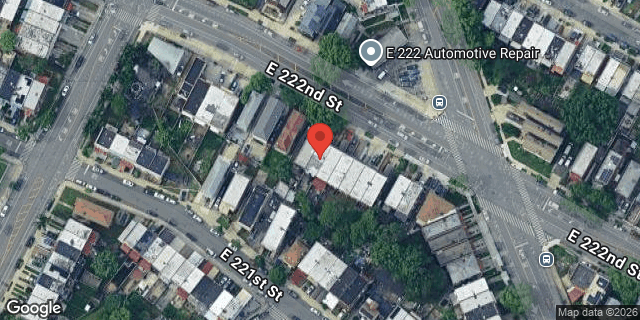 Aerial map of 1126A EAST 222 STREET, Bronx