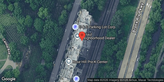 Aerial map of 3580 WEBSTER AVENUE, Bronx