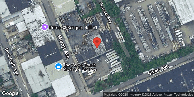 Aerial map of 3310 MERRITT AVENUE, Bronx