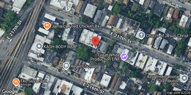 Aerial map of 726 EAST 217 STREET, Bronx