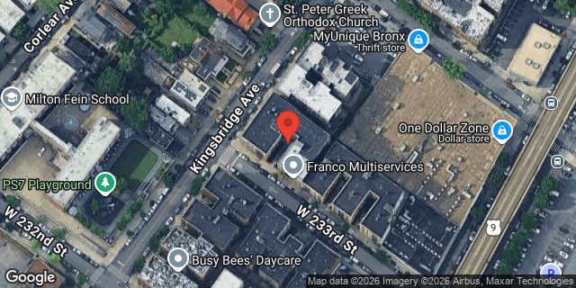 Aerial map of 233 WEST 233 STREET, Bronx