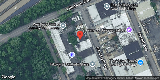 Aerial map of 3329 DE LAVALL AVENUE, Bronx