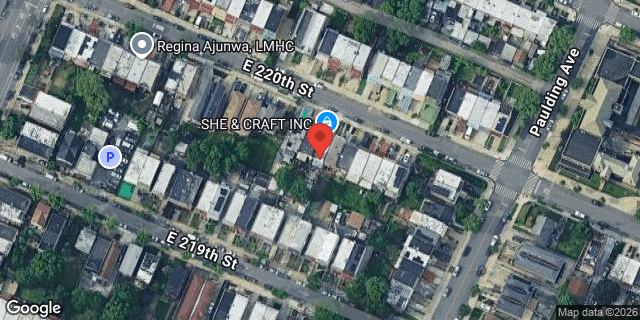Aerial map of 942 EAST 220 STREET, Bronx