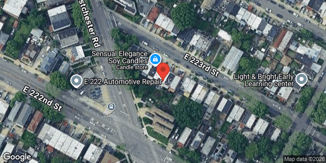 Aerial map of 1154 EAST 223 STREET, Bronx